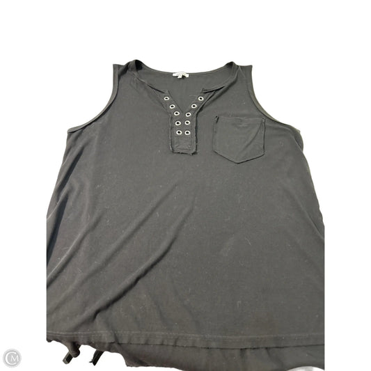 Tank Top By White Birch In Black, Size: 2x