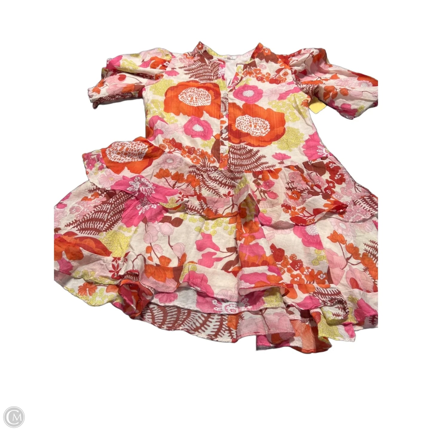 Dress Casual Short By Tcec In Floral Print, Size: M