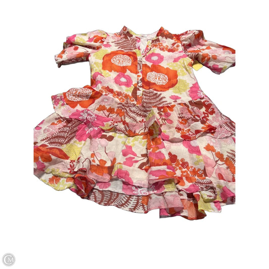 Dress Casual Short By Tcec In Floral Print, Size: M