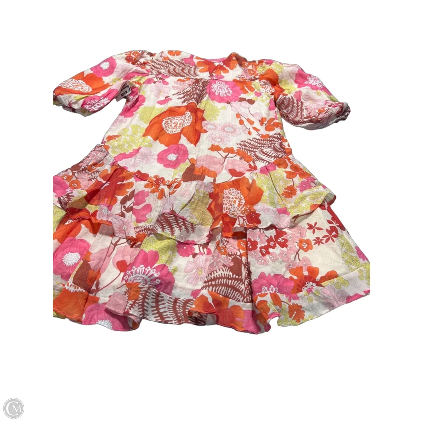 Dress Casual Short By Tcec In Floral Print, Size: M