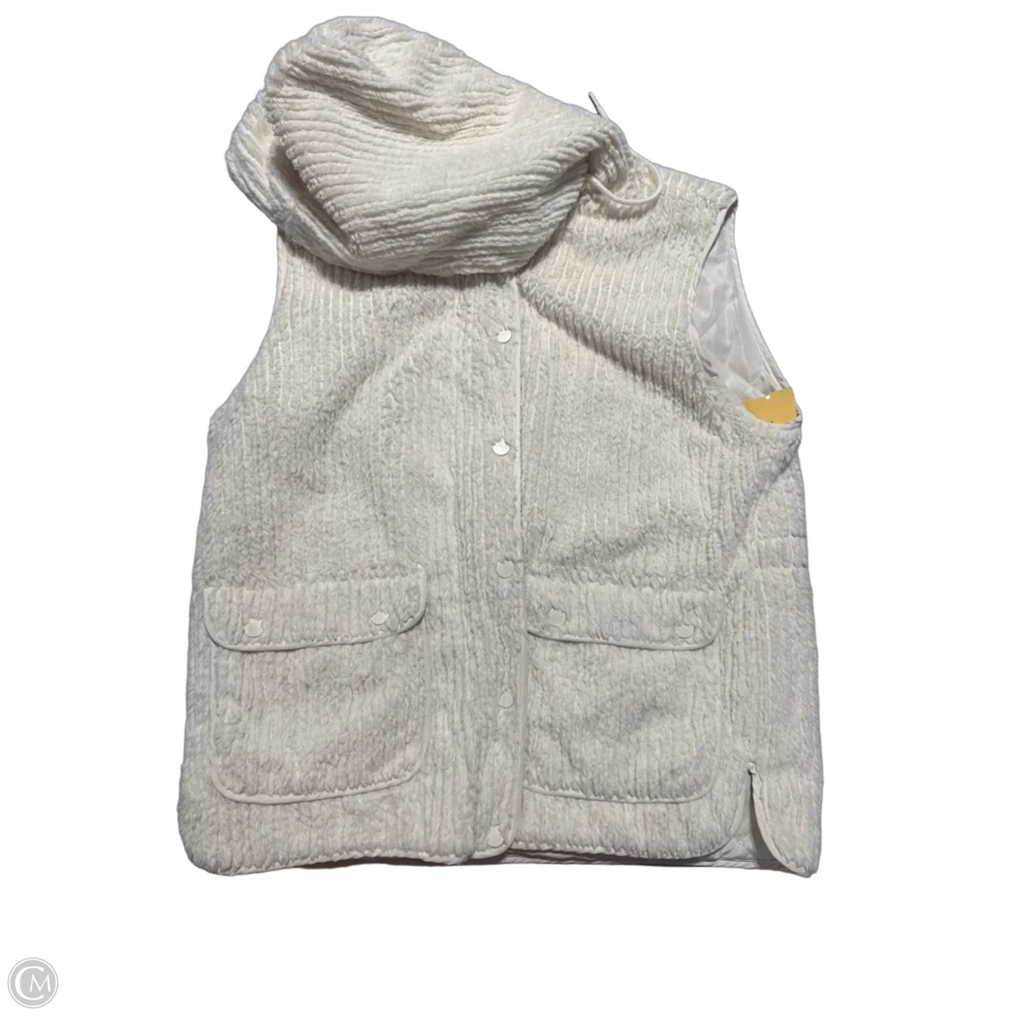 Vest Fleece By Stoosh In Cream, Size: L