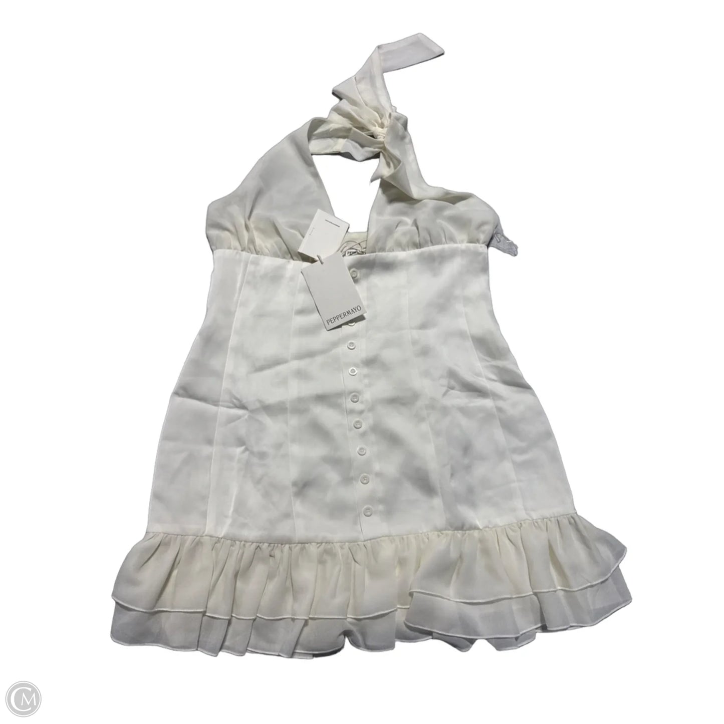 Dress Casual Short By Cmc In Cream, Size: M