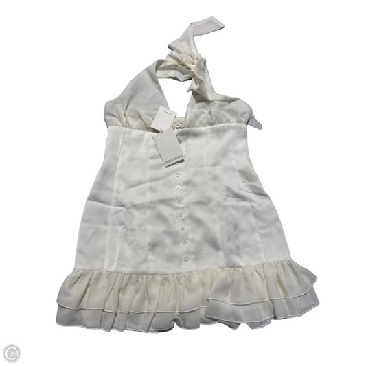 Dress Casual Short By Cmc In Cream, Size: M