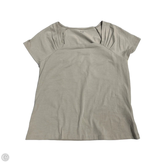 Top Short Sleeve By Gap In Tan, Size: L