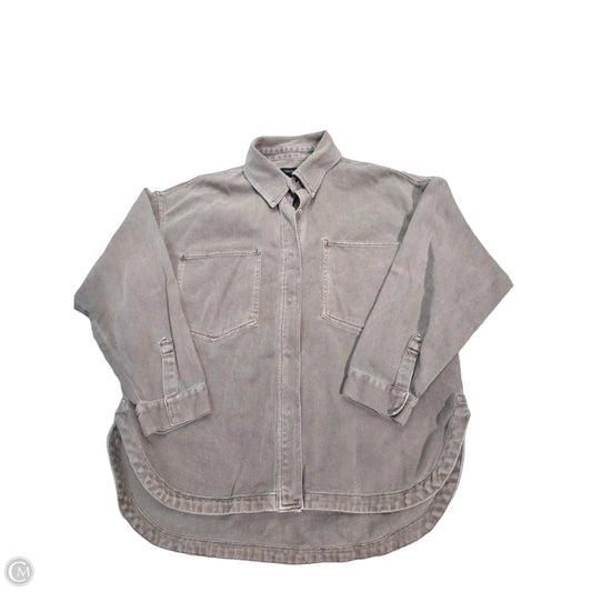 Jacket Denim By Forever 21 In Brown, Size: M