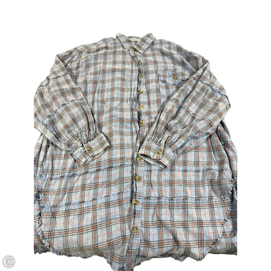 Top Long Sleeve By Talulah In Blue, Size: M
