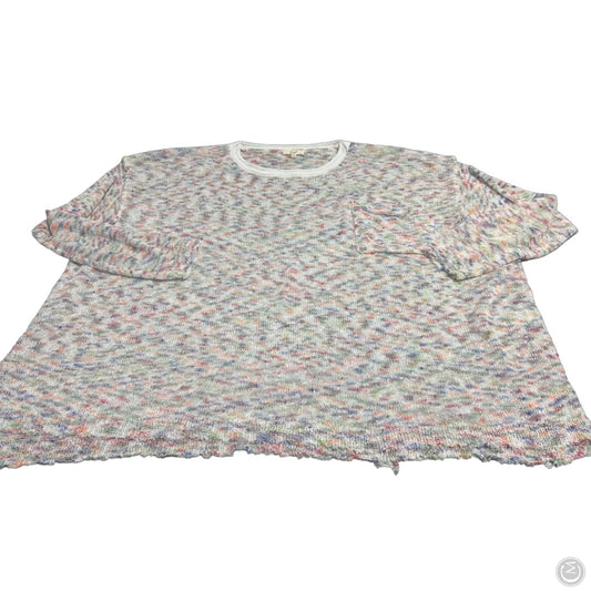 Top Long Sleeve By Easel In Multi-colored, Size: L