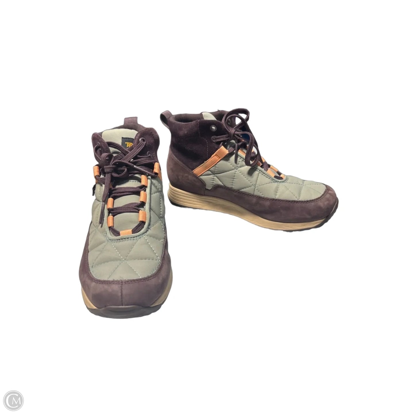 Boots Ankle Flats By Teva In Green, Size: 9