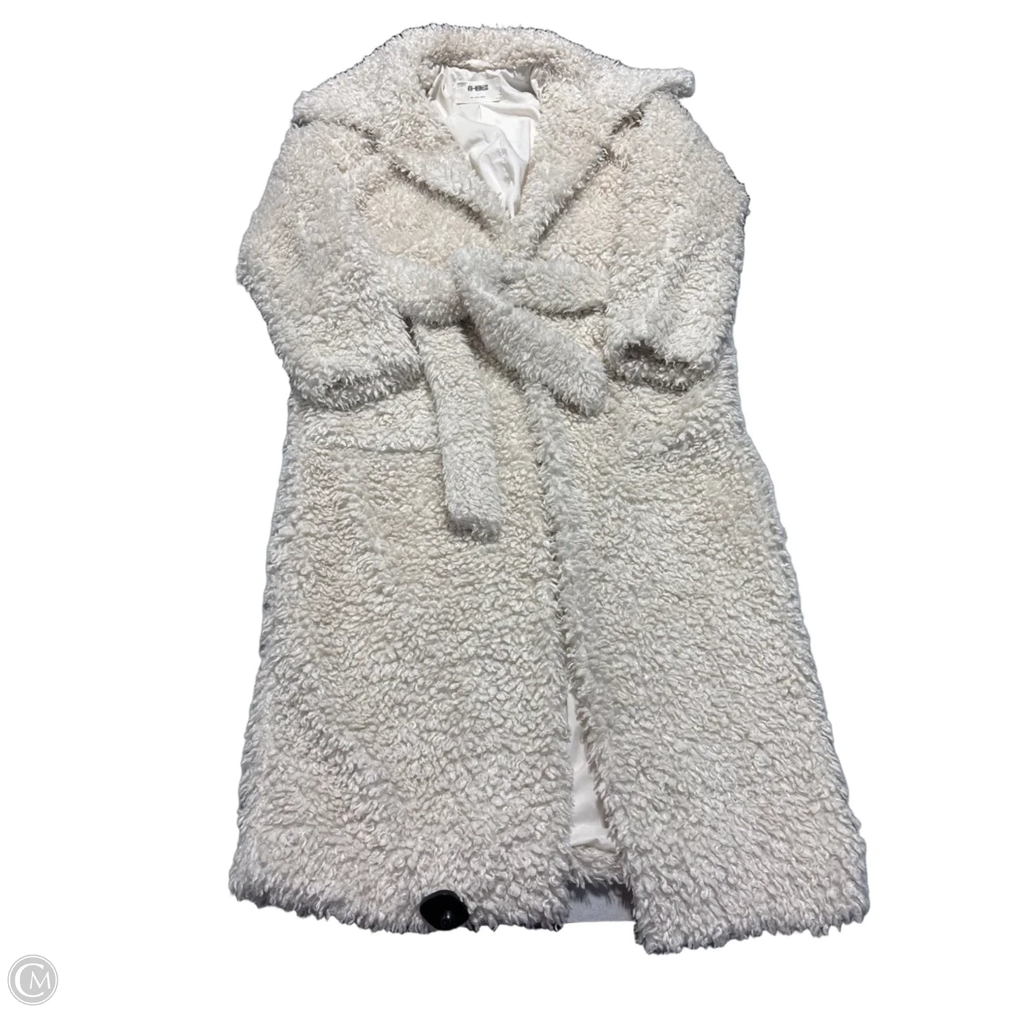 Coat Faux Fur & Sherpa By 4th & Reckless In Cream, Size: Xs