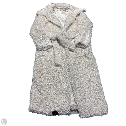 Coat Faux Fur & Sherpa By 4th & Reckless In Cream, Size: Xs