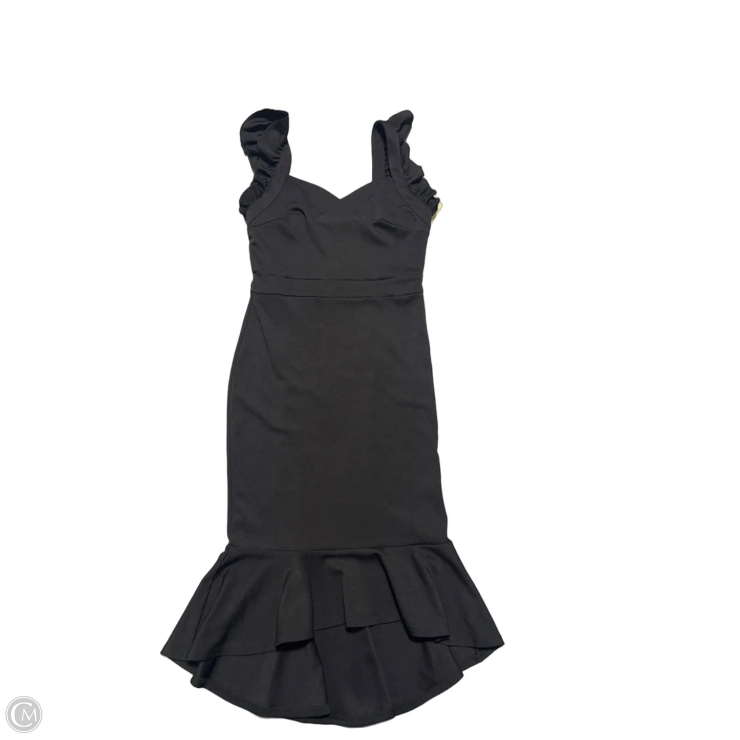Dress Casual Midi By Grace + Karma In Black, Size: S