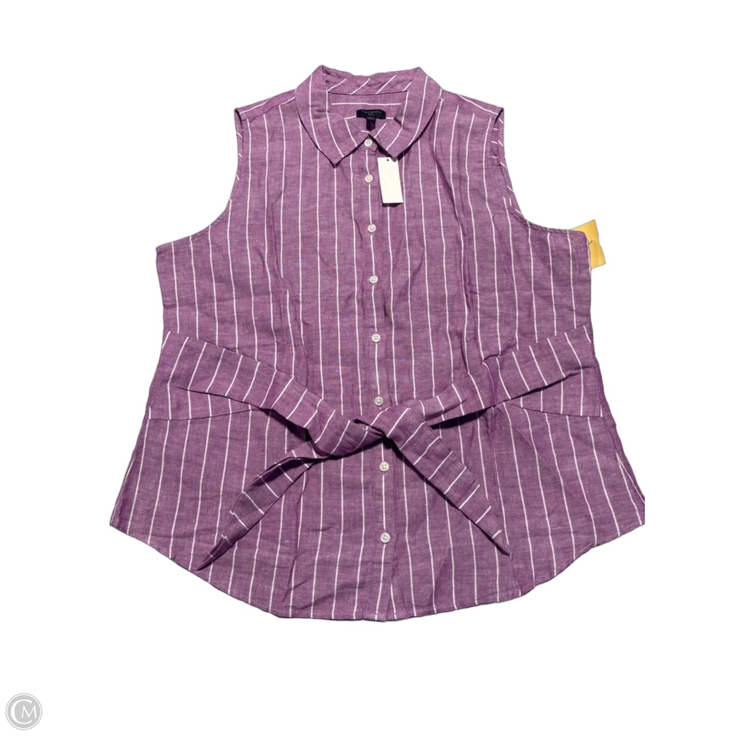 Tank Top By Talbots In Purple, Size: Lp