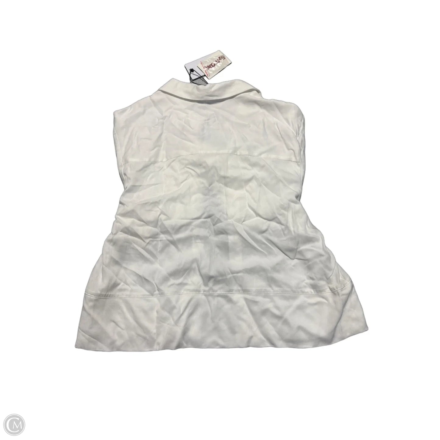 Top Short Sleeve By Rose And Olive In White, Size: L