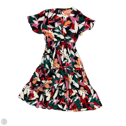 Dress Casual Midi By Cmc In Multi-colored, Size: S