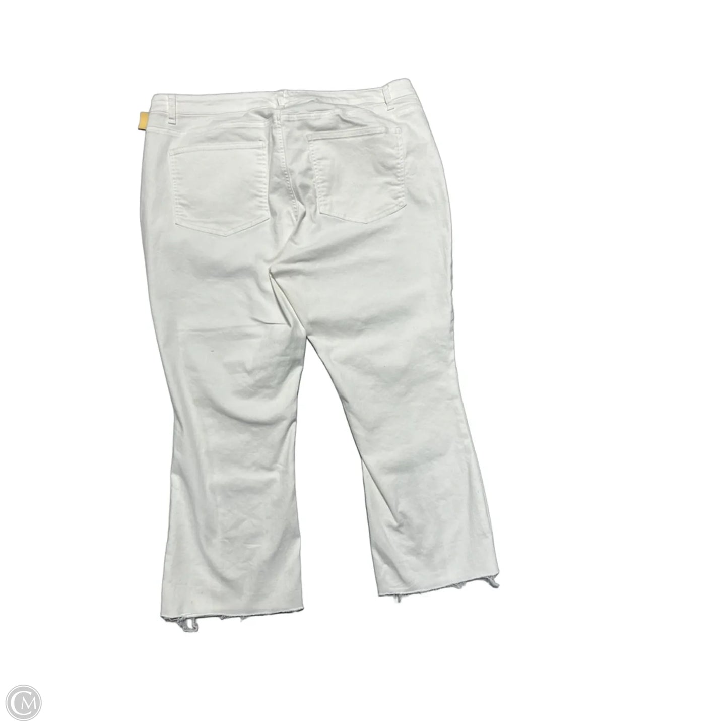 Jeans Straight By Ellos In White, Size: 20