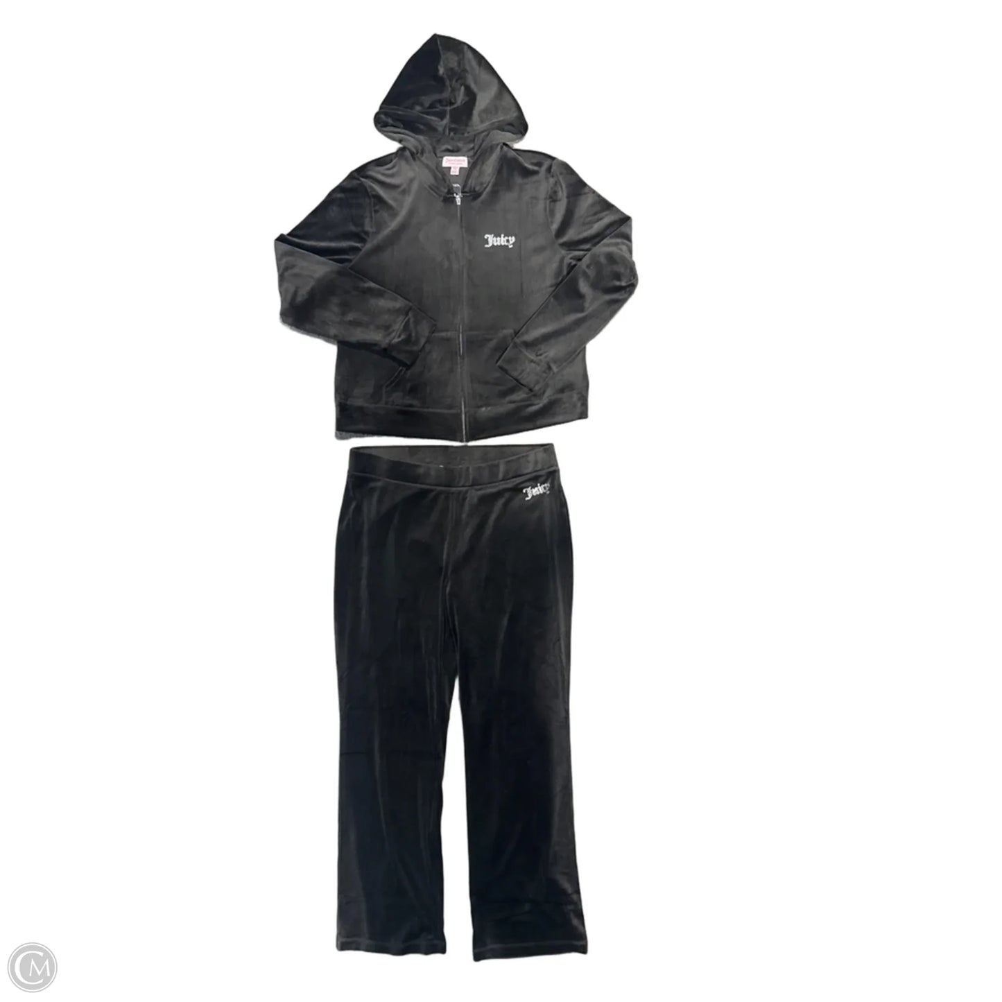 Pants Set 2pc By Juicy Couture In Black, Size: Xl