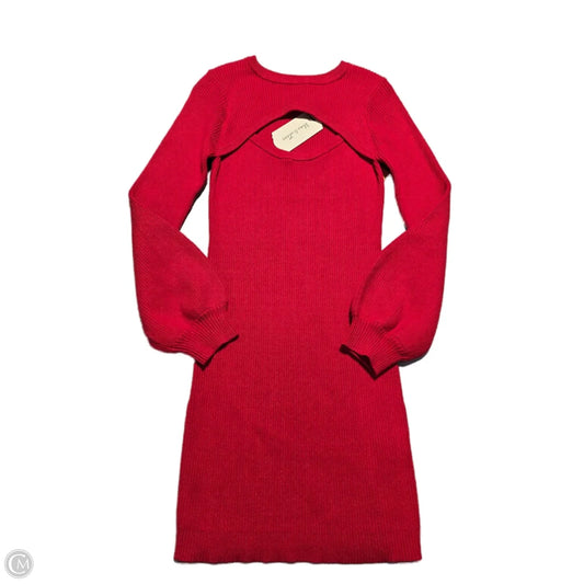 Dress Casual Midi By Cma In Red, Size: M