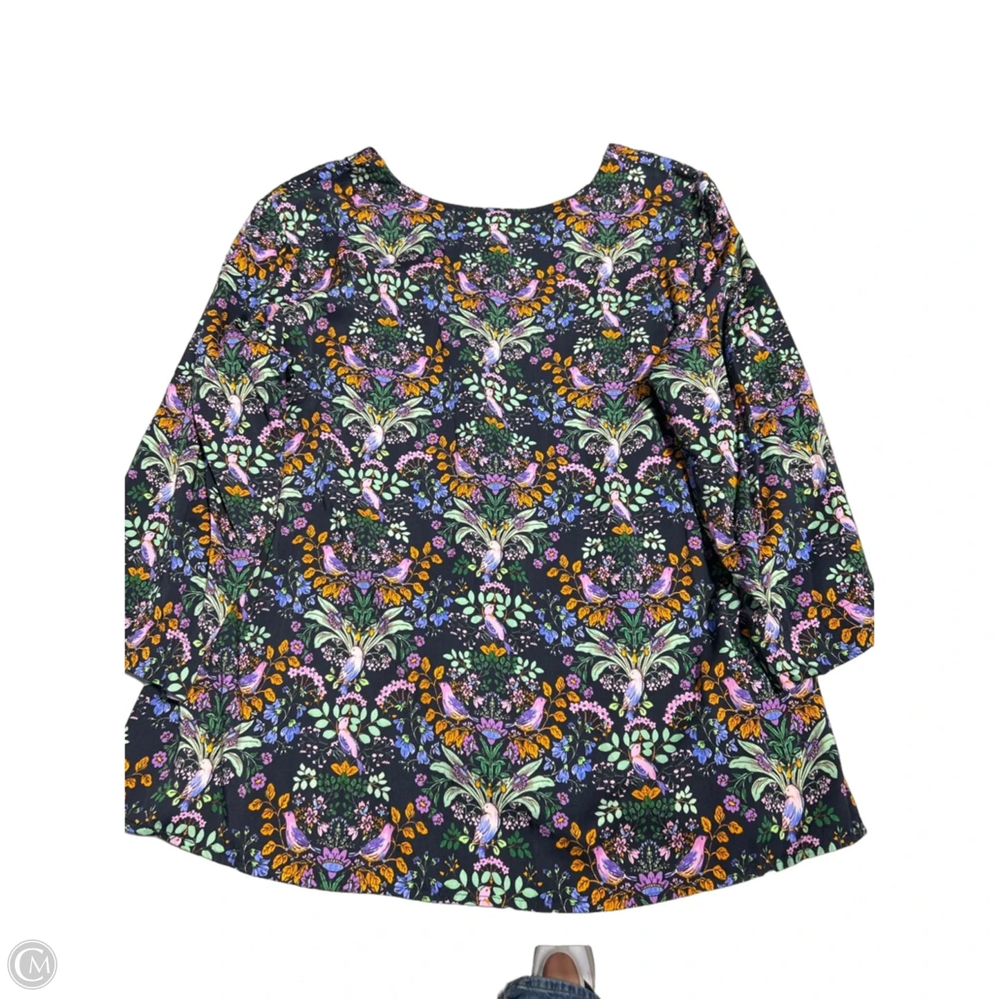 Top 3/4 Sleeve By J. Jill In Navy, Size: Xl
