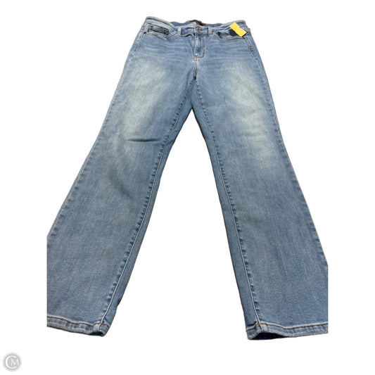 Jeans Straight By Judy Blue In Blue Denim, Size: 12