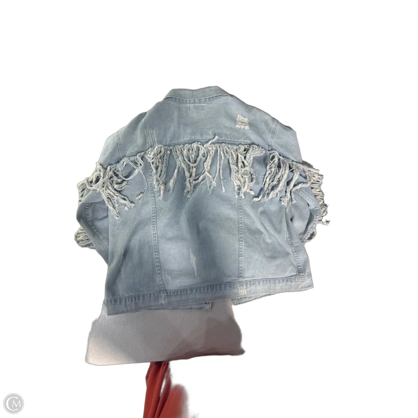 Jacket Denim By Oddi In Blue Denim, Size: L
