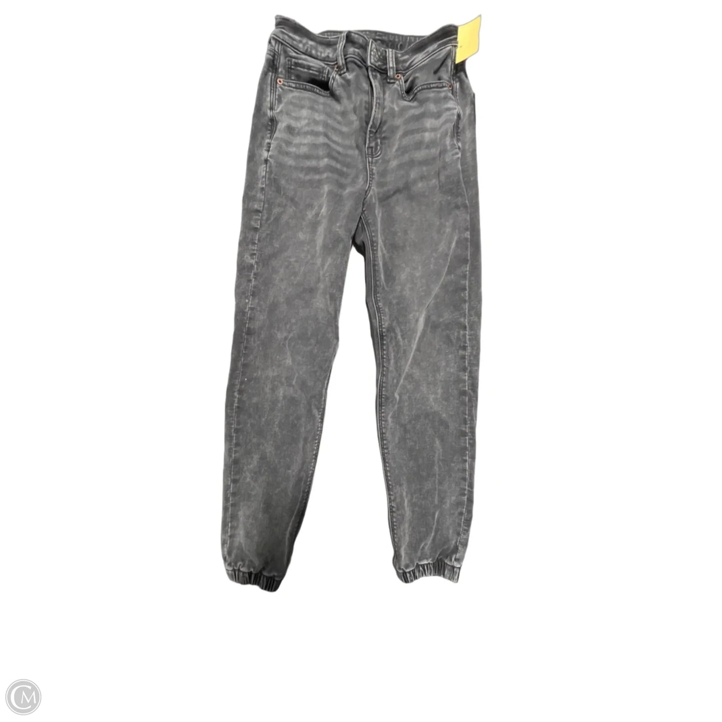 Jeans Straight By American Eagle In Black, Size: 2