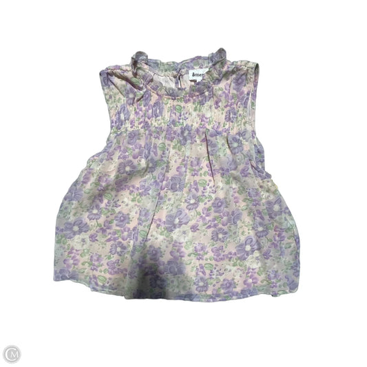 Top Sleeveless By &merci In Pink & Purple, Size: M