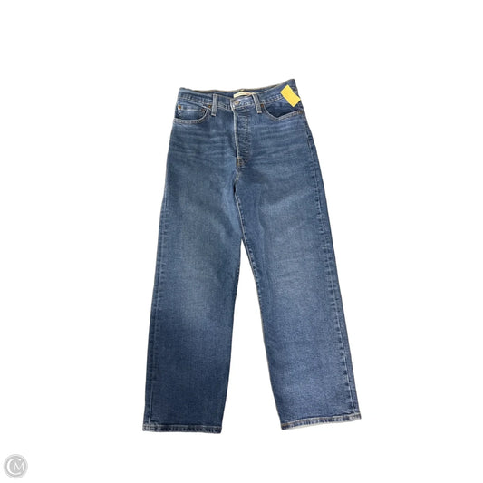 Jeans Straight By Levis In Blue Denim, Size: 6