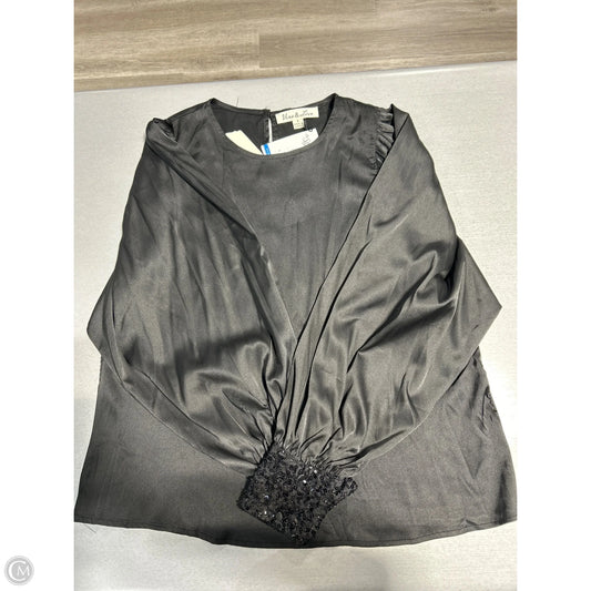 Blouse Long Sleeve By Cma In Black, Size: S