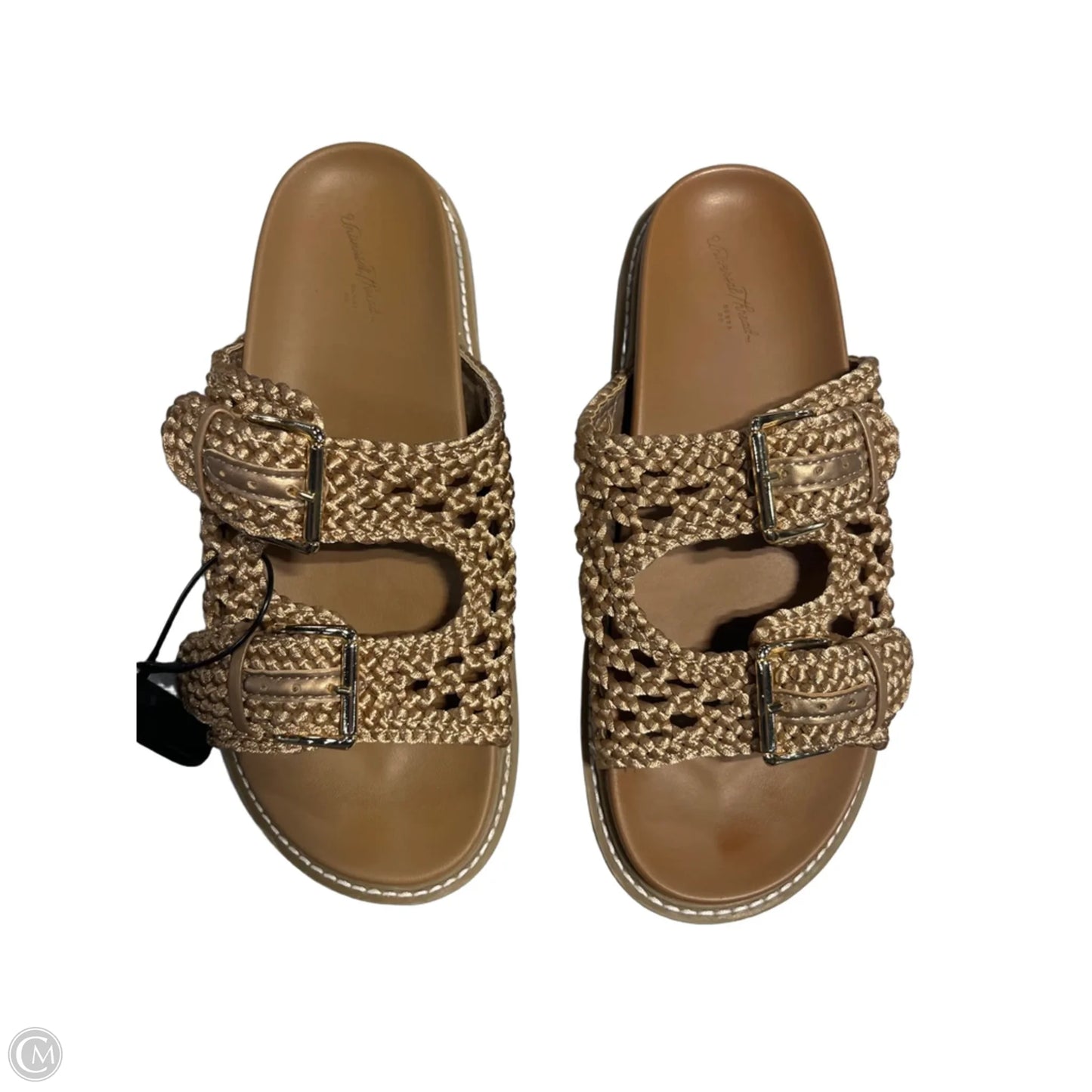 Sandals Flats By Universal Thread In Gold, Size: 8.5