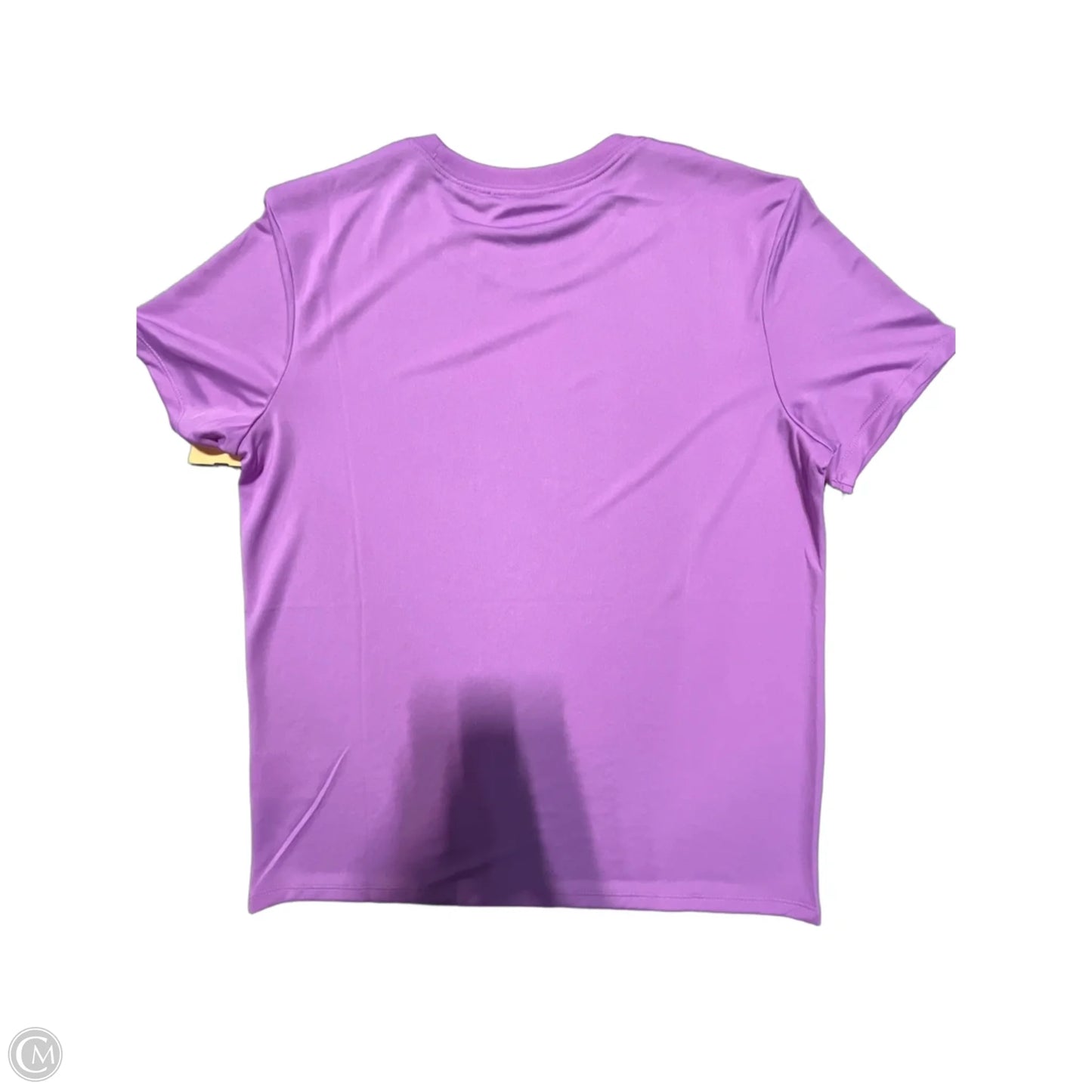 Athletic Top Short Sleeve By Nike In Purple, Size: S
