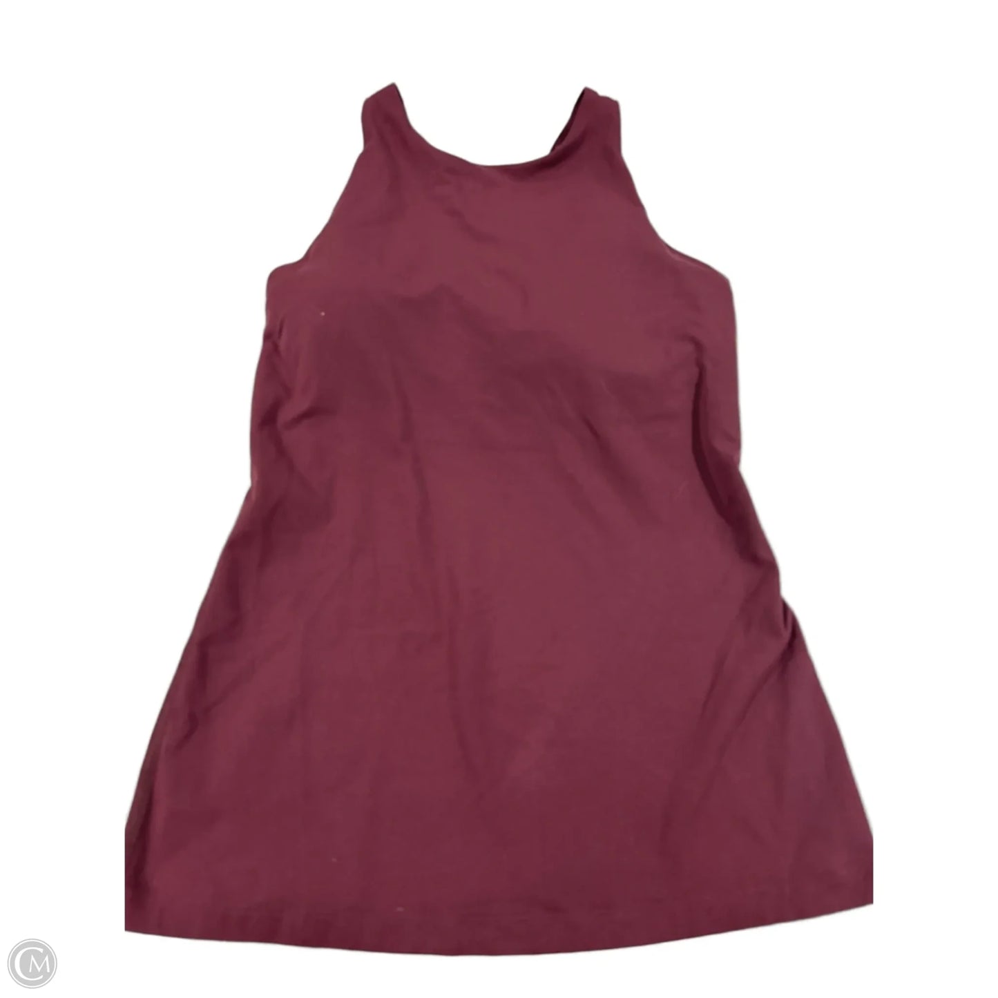 Athletic Tank Top By Crz Yoga In Maroon, Size: S