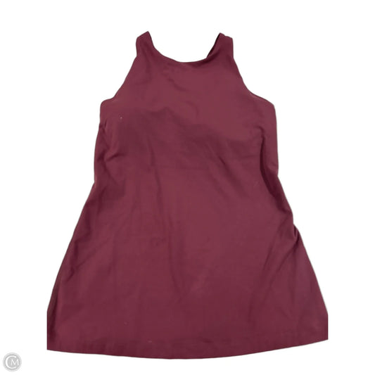 Athletic Tank Top By Crz Yoga In Maroon, Size: S