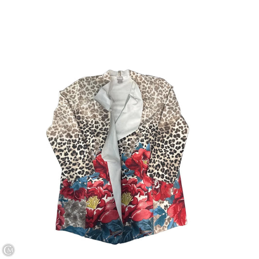 Jacket Other By Chicos In Animal Print, Size: L