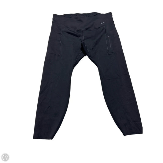 Athletic Leggings By Nike In Black, Size: 2x