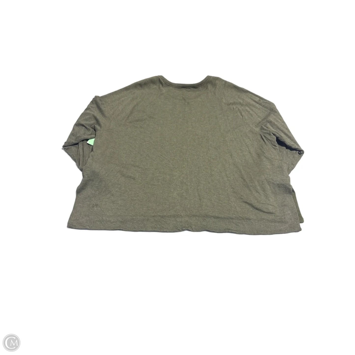 Top Long Sleeve Basic By Athleta In Green, Size: 2x