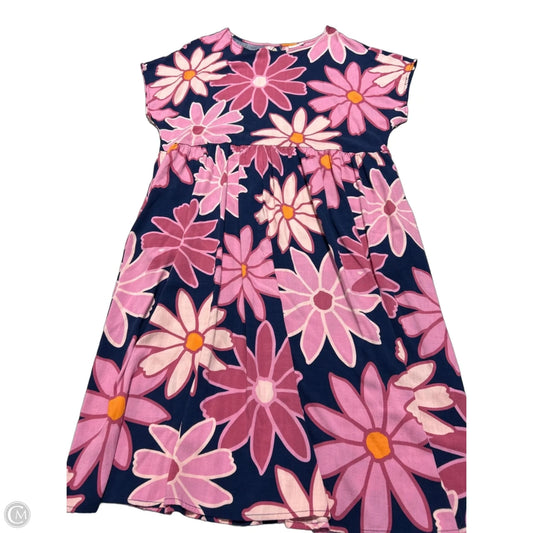 Dress Casual Maxi By Lularoe In Blue & Pink, Size: Xl