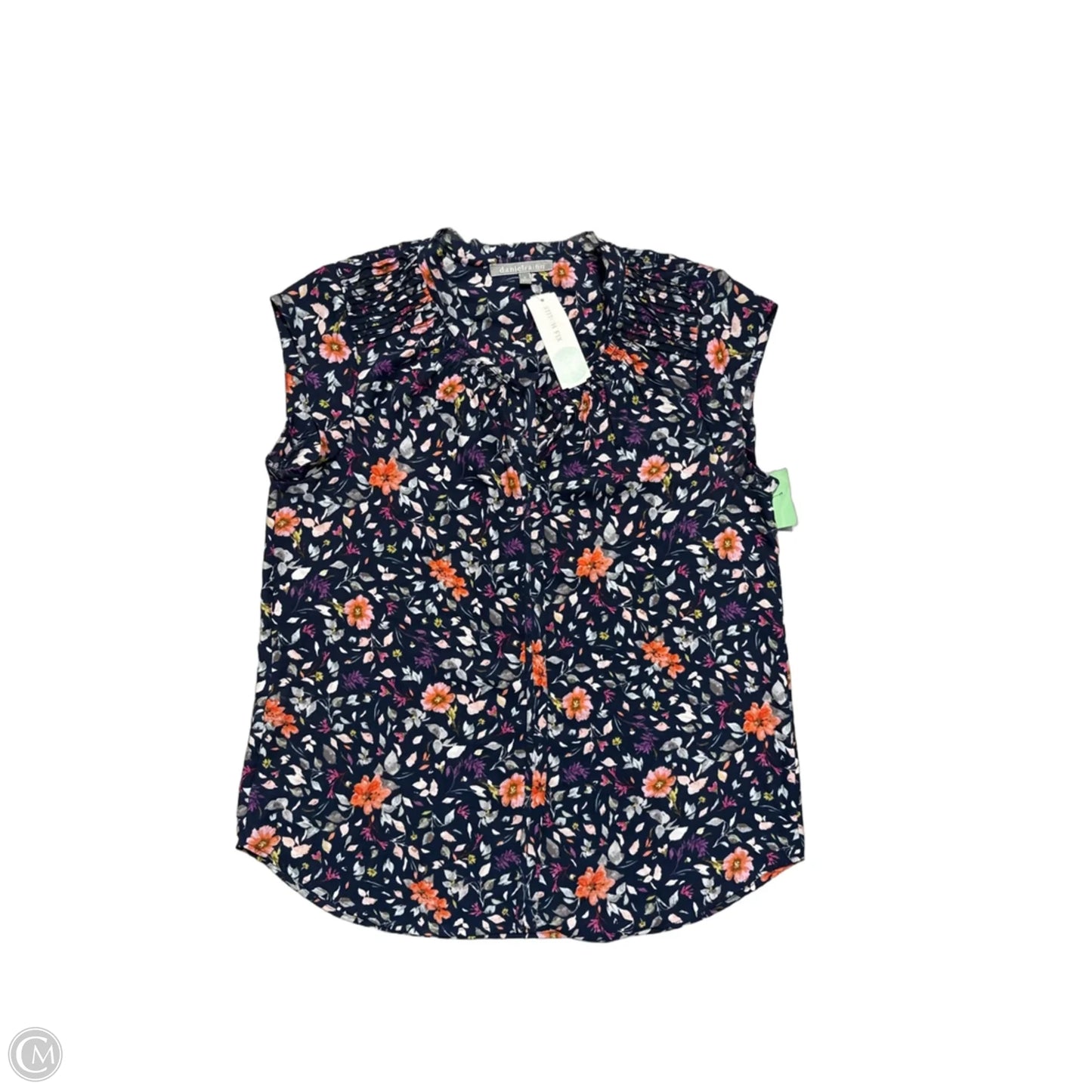 Top Sleeveless By Daniel Rainn In Navy, Size: M