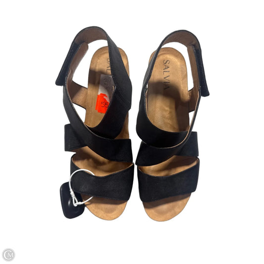 Sandals Heels Block By Cmc In Black, Size: 8.5