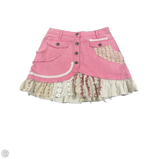 Skirt Mini & Short By Pol In Pink, Size: 8