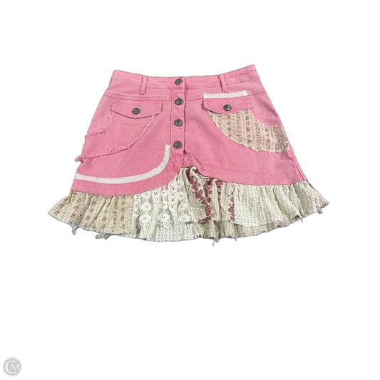 Skirt Mini & Short By Pol In Pink, Size: 6