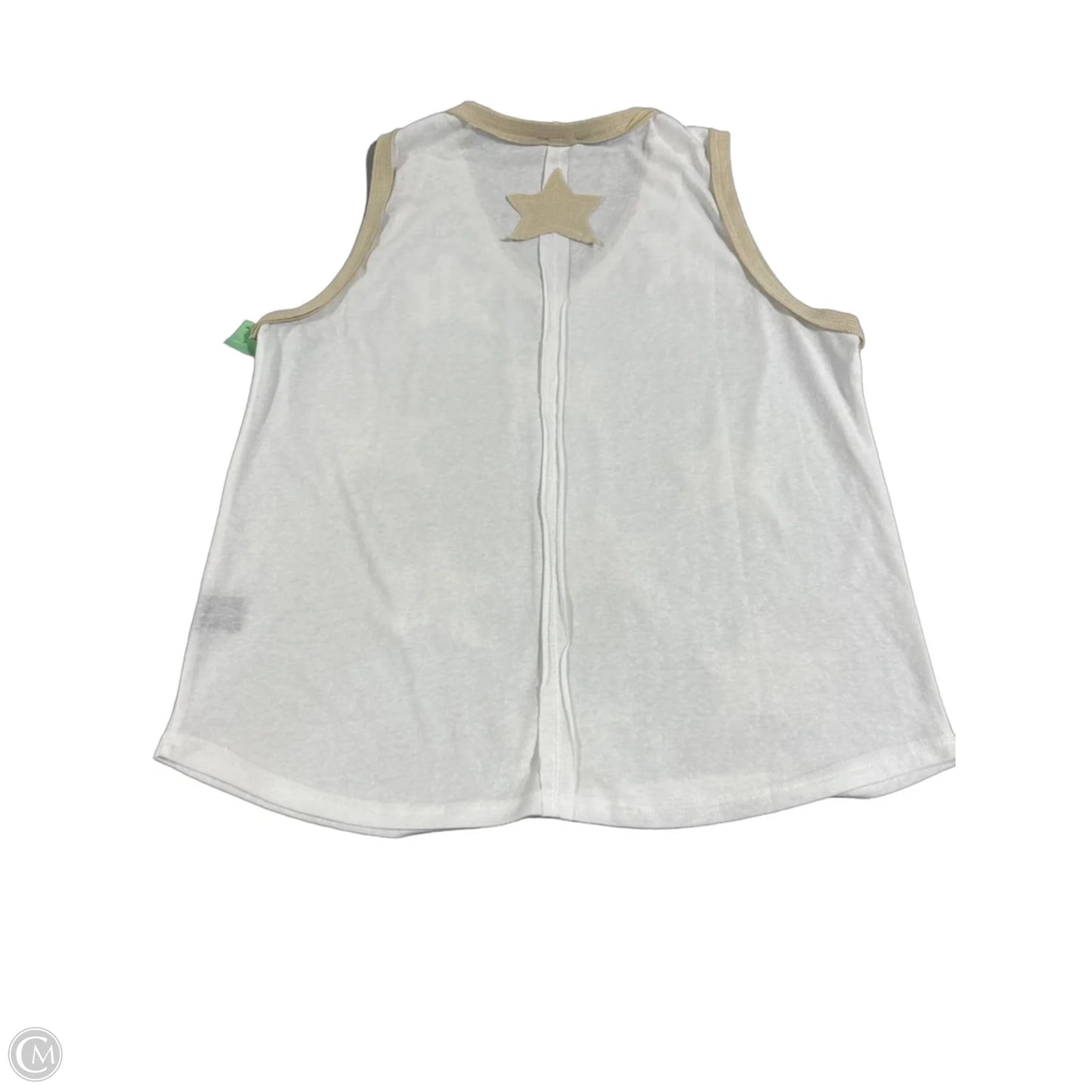 Tank Top By Pol In White, Size: L