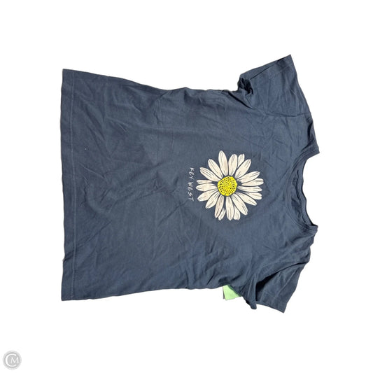 Top Short Sleeve Basic By Cmf In Blue, Size: M