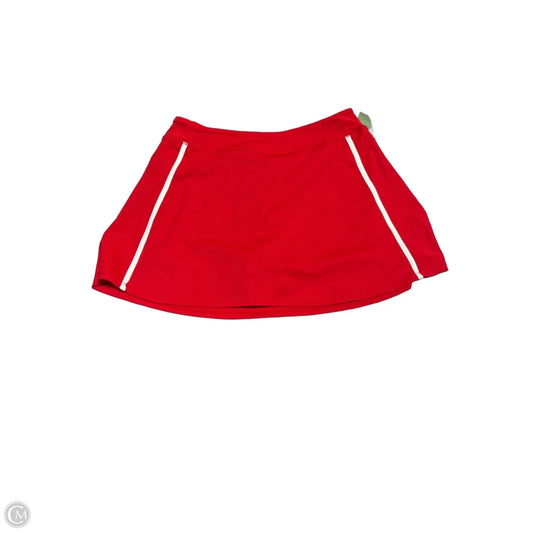 Athletic Skirt By Blu Pepper In Red, Size: L