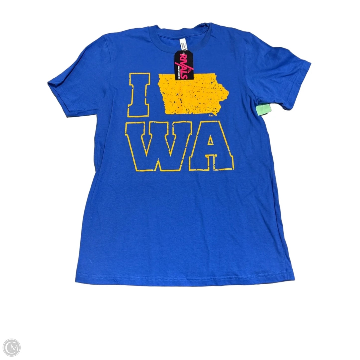 Top Short Sleeve By American Apparel In Blue, Size: S