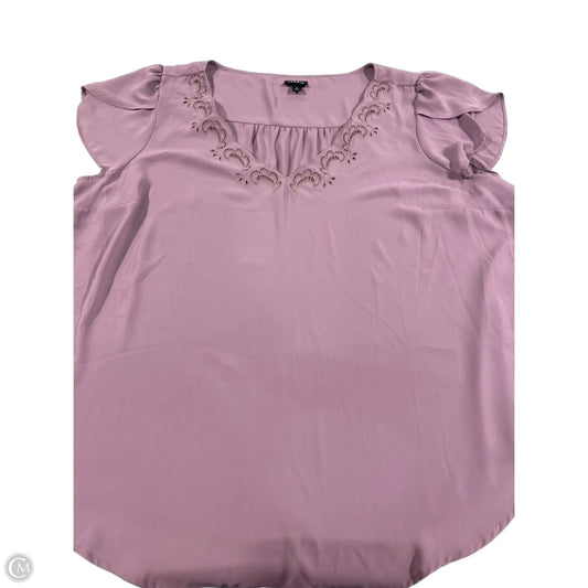 Top Short Sleeve By Torrid In Purple, Size: 2x