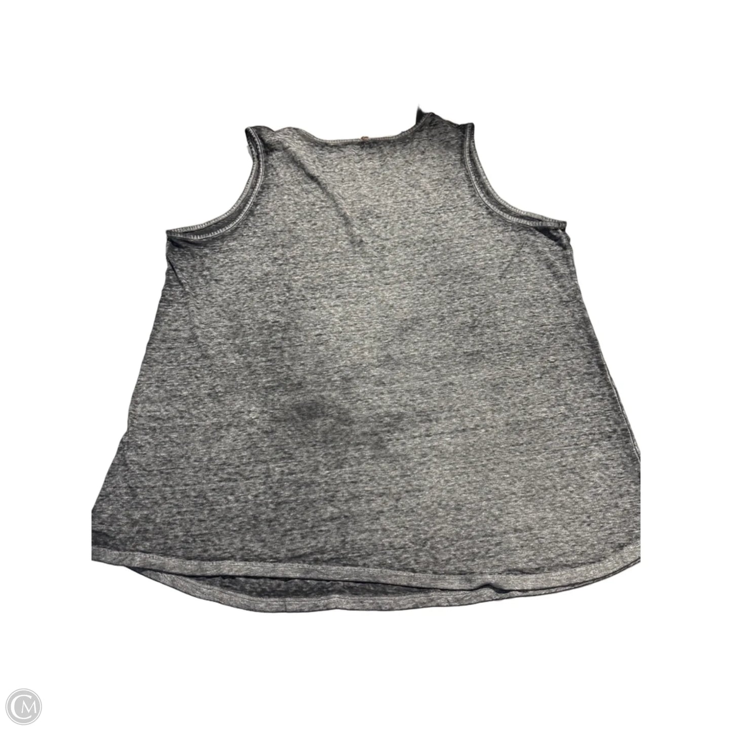 Top Sleeveless By Livi Active In Grey, Size: 3x