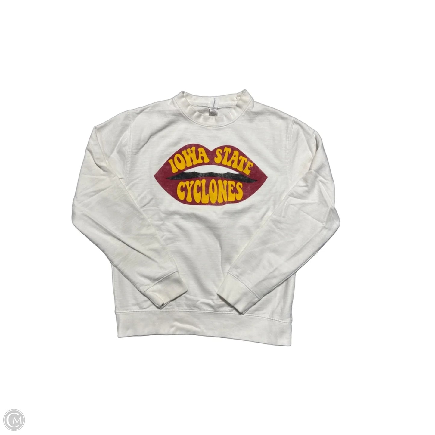 Top Long Sleeve By Cmc In White, Size: S