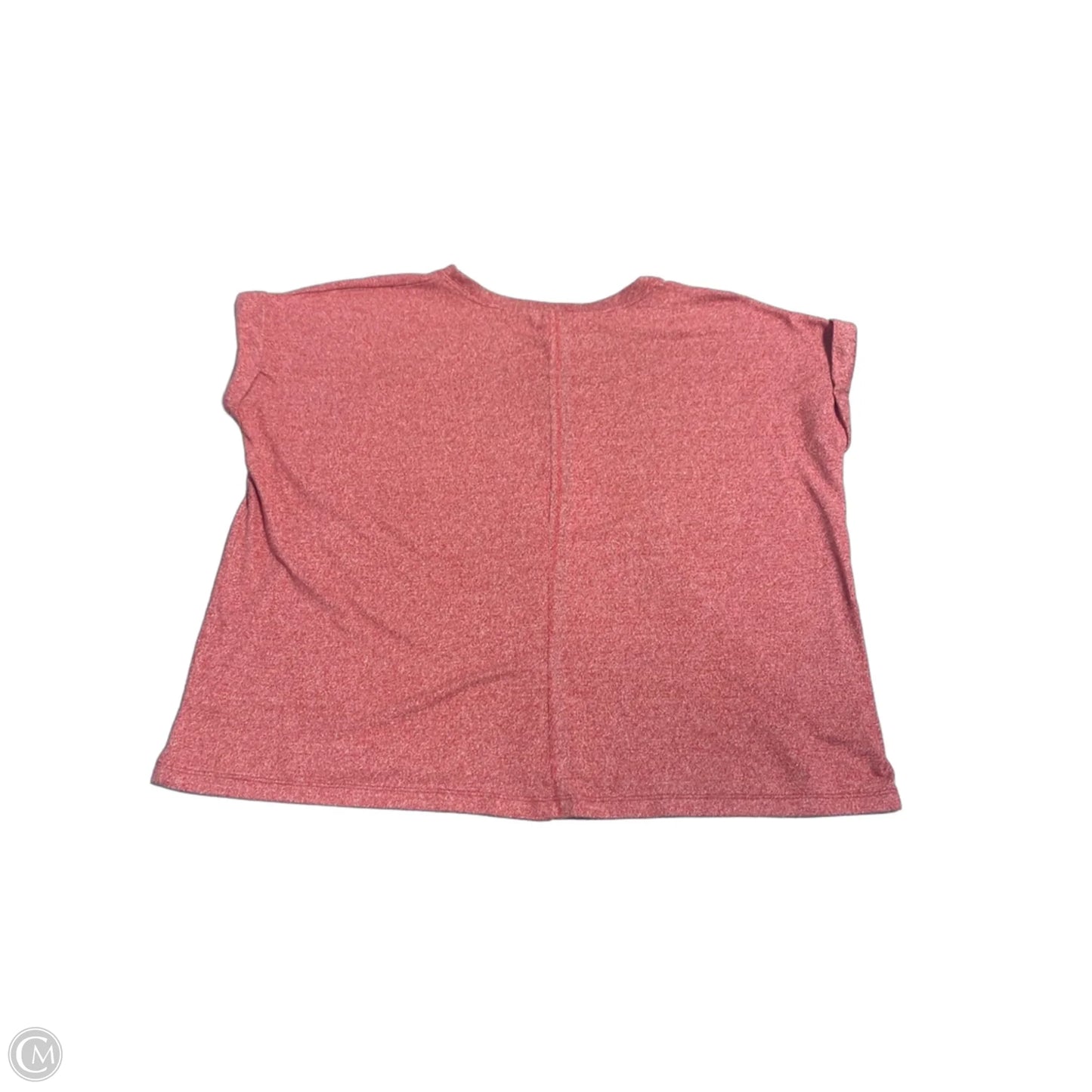 Top Short Sleeve Basic By Zenana In Red, Size: L