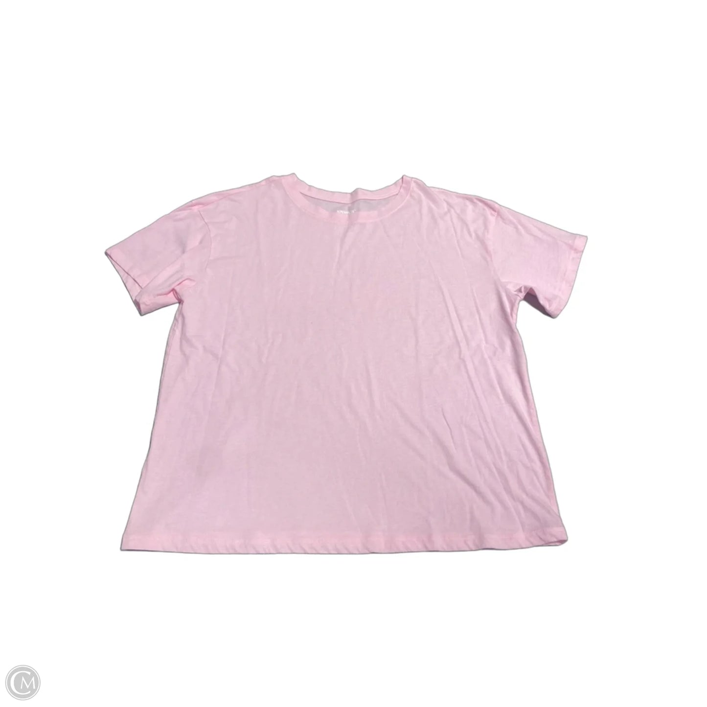 Top Short Sleeve Basic By Joyspun In Pink, Size: M