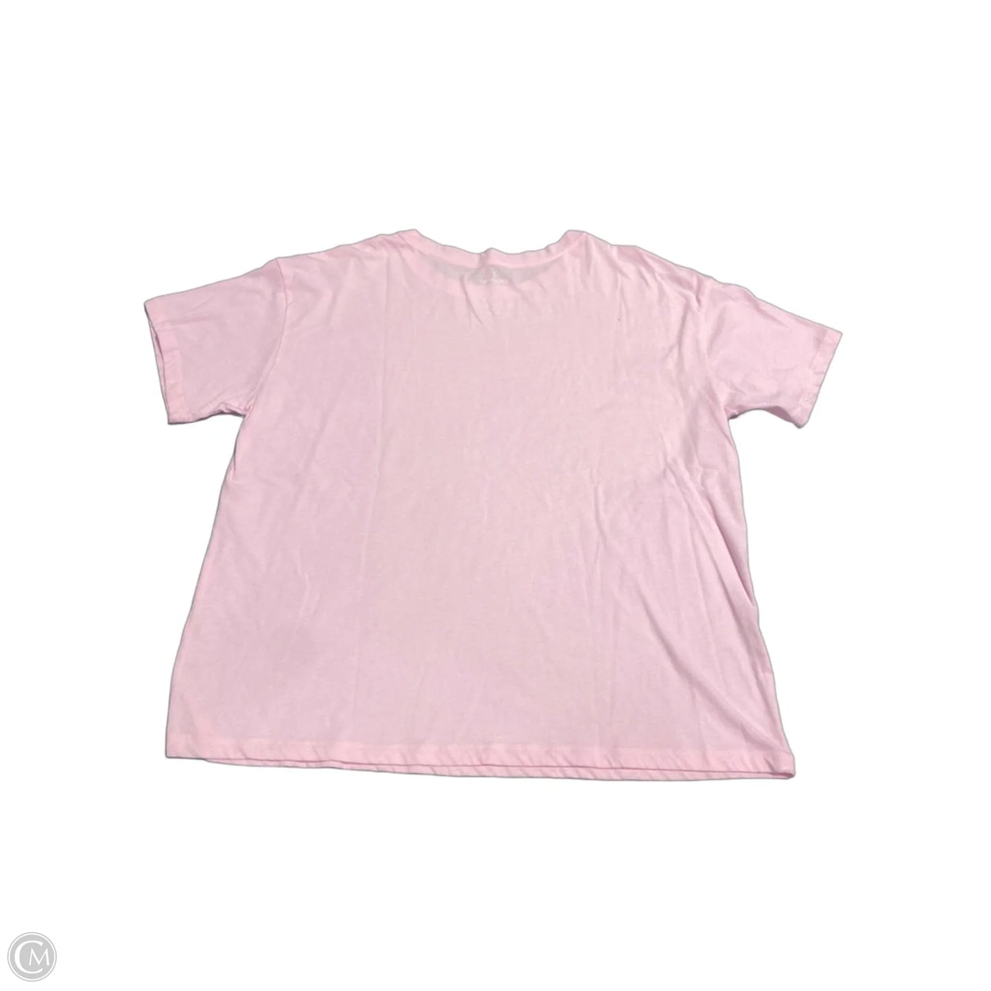 Top Short Sleeve Basic By Joyspun In Pink, Size: M